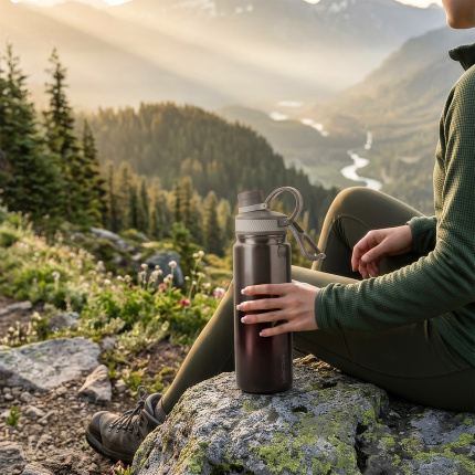 Bouteille 850 ml ombre rouge | to Go Lusol