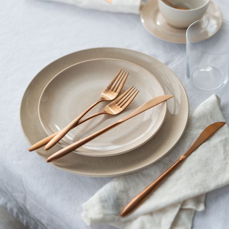 Ménagère 16 pièces Vivo rose gold | Sola
