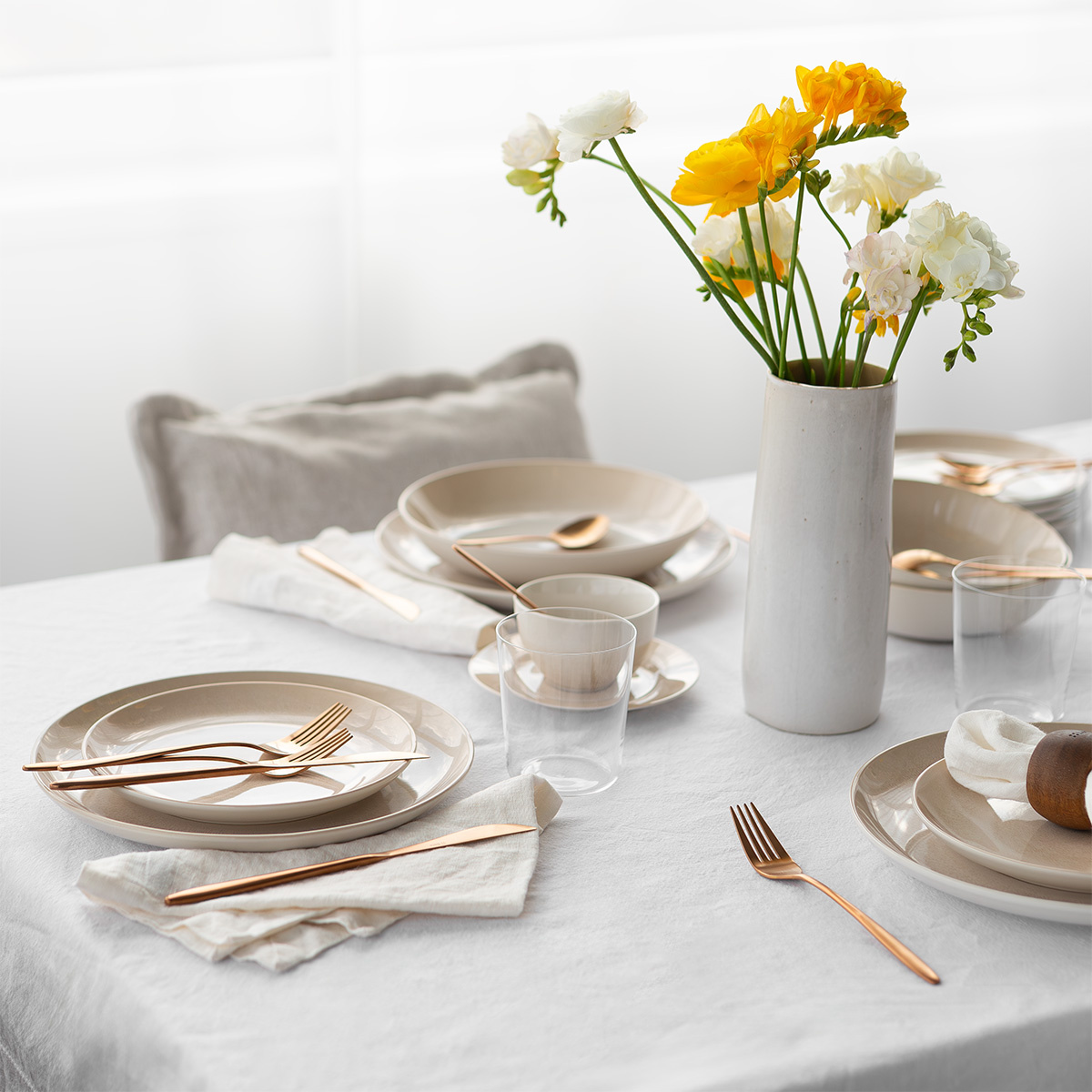 Ménagère 16 pièces Vivo rose gold | Sola