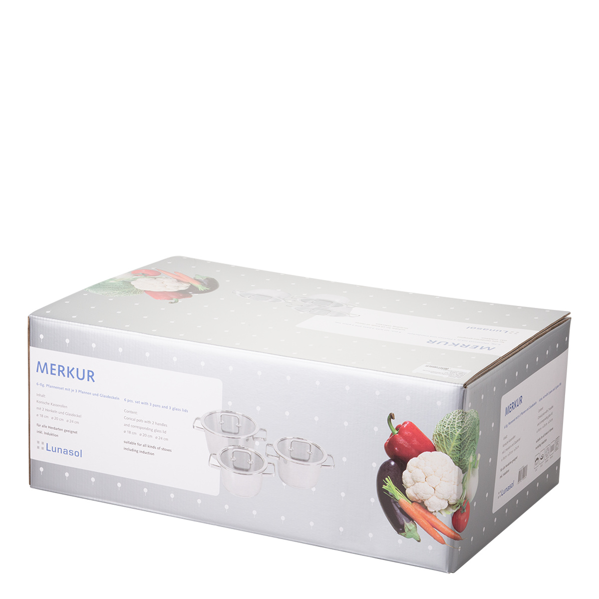 Set de casseroles 6 pièces - Merkur Lunasol