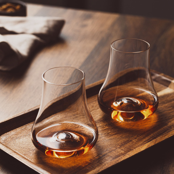 Verre à whisky Wave 240 ml, lot de 4 - Univers Glas Lunasol