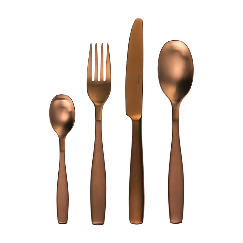 Set de couverts 4 pcs — Gaya PVD Kuper