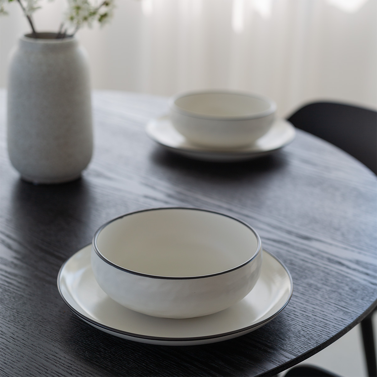 Bol 19,3 cm | Elements Yin & Yang white