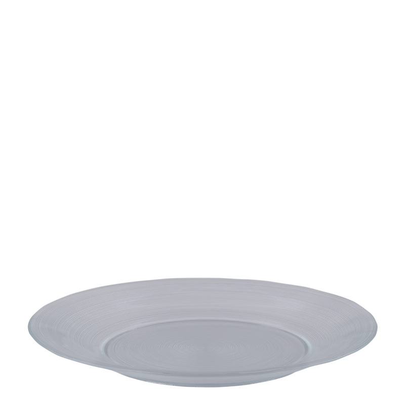 Assiette plate 30 cm set 4 pcs - Basic Chic Glas