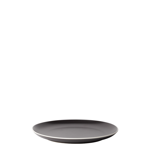 Assiette plate 22 cm — Elements Yin & Yang black