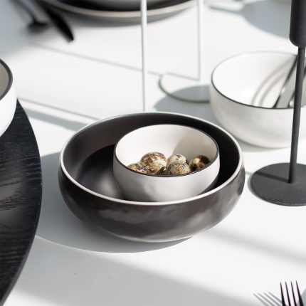 Bol 19,3 cm | Elements Yin & Yang black