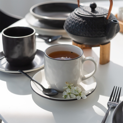 Set de 12 tasses | Elements Yin & Yang white