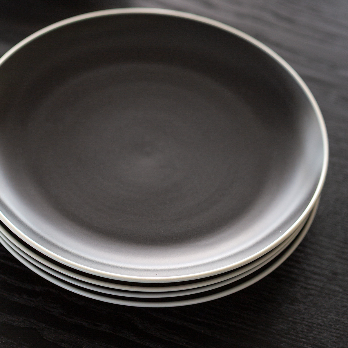 Service d'assiettes 18 pièces | Elements Yin & Yang black