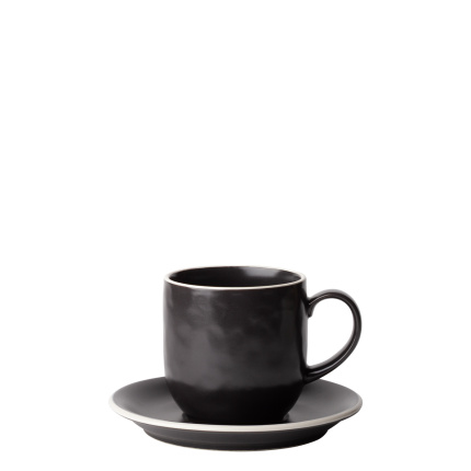 Set de tasses 12 pcs | Elements Yin & Yang black