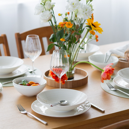 Service d'assiettes 16 pcs | Premium Platinum Line Rocca