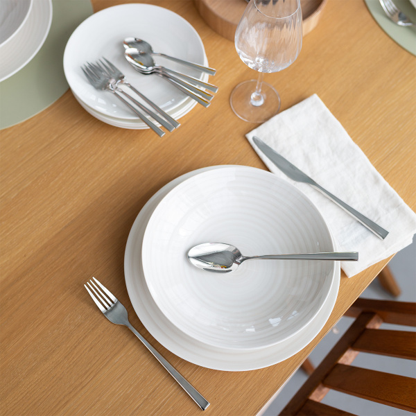 Service d'assiettes 12 pièces | Premium Platinum Line Rocca
