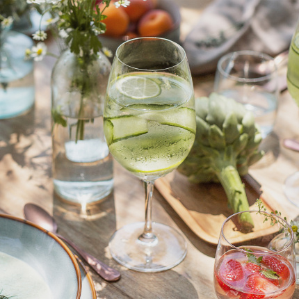 Verres à vin rouge 650 ml set de 4 - Benu Glas Lunasol META Glass