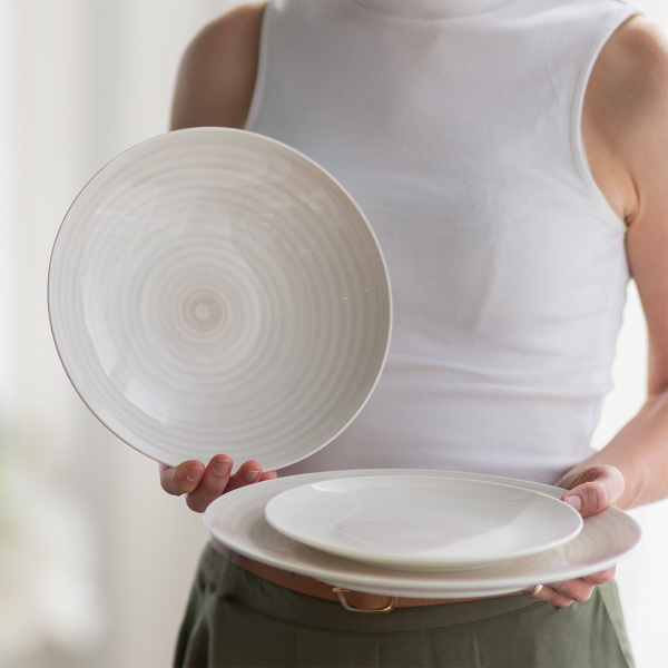 Service d'assiettes 12 pièces | Premium Platinum Line Rocca