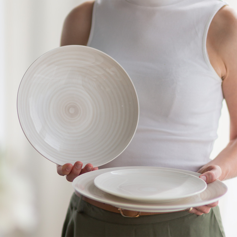 Service d'assiettes 12 pièces | Premium Platinum Line Rocca
