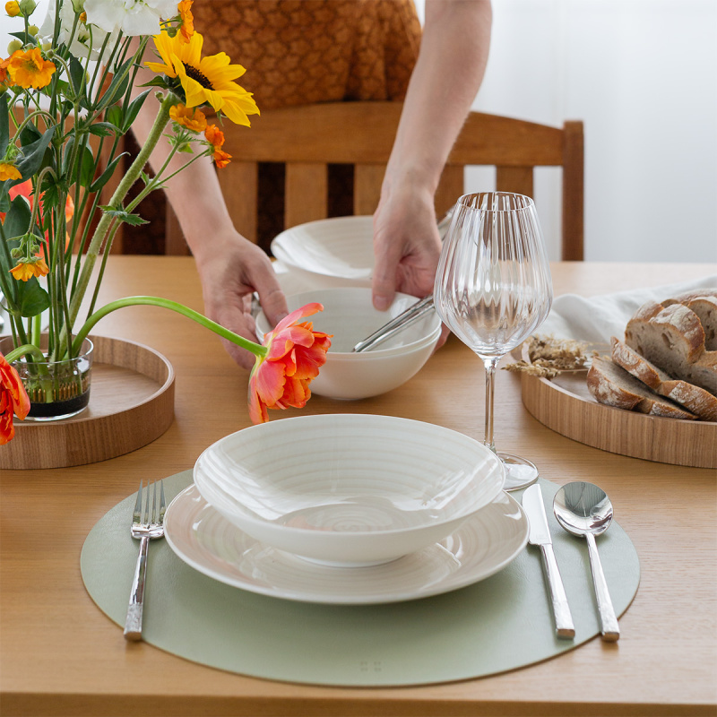 Service d'assiettes 16 pcs | Premium Platinum Line Rocca