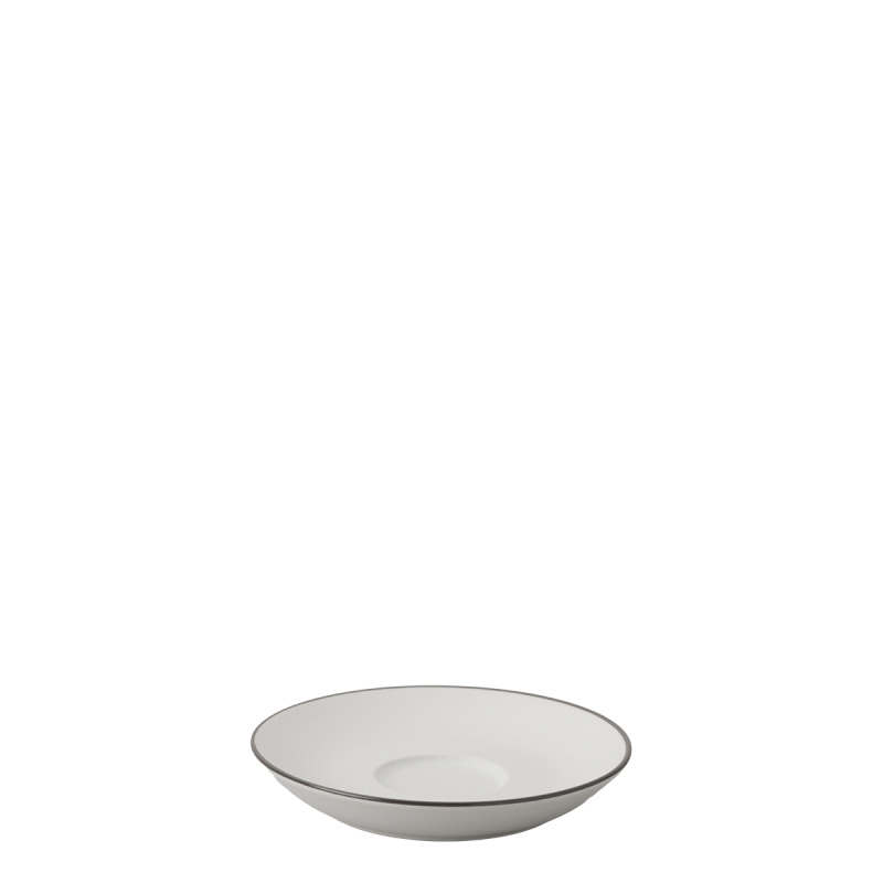 Soucoupe à moka 12,2 cm — Elements Yin & Yang white