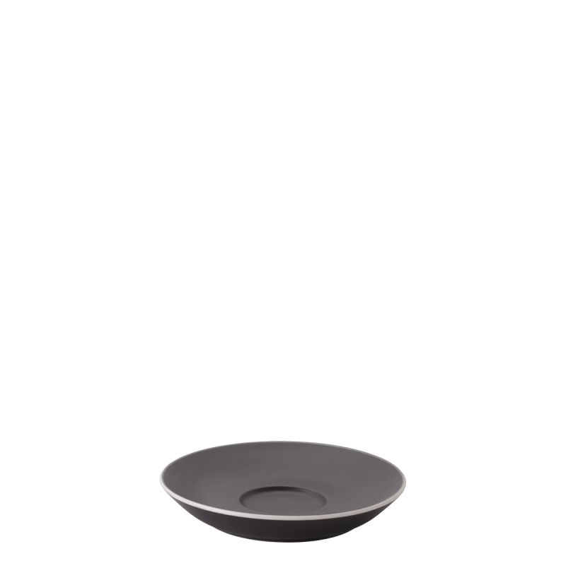 Soucoupe à moka 12,2 cm — Elements Yin & Yang black