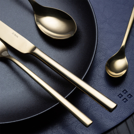 Menagère 24 pièces Living champagne | Sola Premium