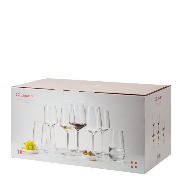 Set de vaisselle de démarrage 60 pièces | Premium Platinum silver