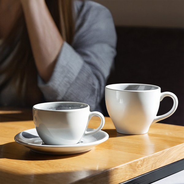 Soucoupe pour café/cappuccino 16 cm — Tosca Slate