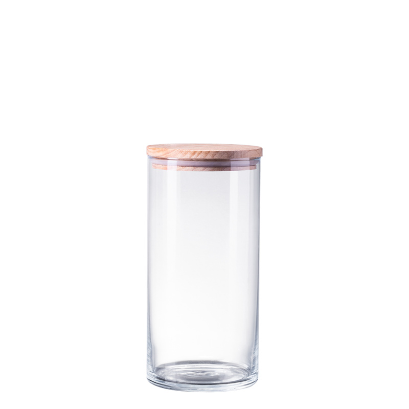 Récipient en verre avec couvercle 1,25 l | Basic Kitchen