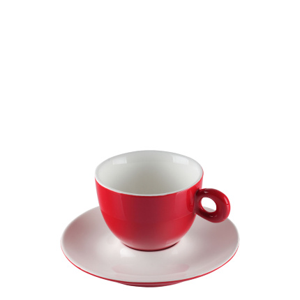 Soucoupe à café/thé rouge 15 cm – RGB