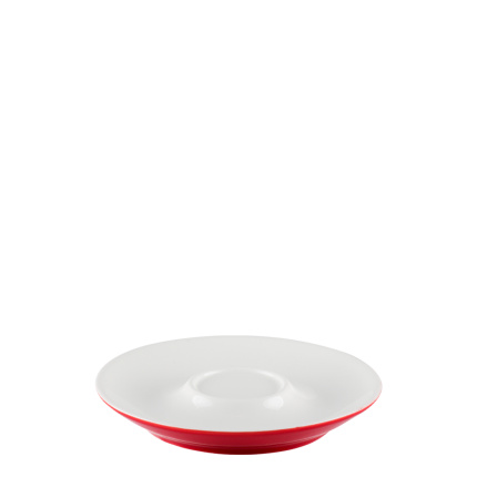 Soucoupe à café/thé rouge 15 cm – RGB