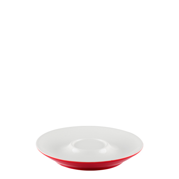 Soucoupe à café/thé rouge 15 cm – RGB
