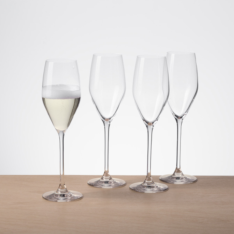 Flûte à champagne 170 ml 6 pcs – Optima Glas Lunasol