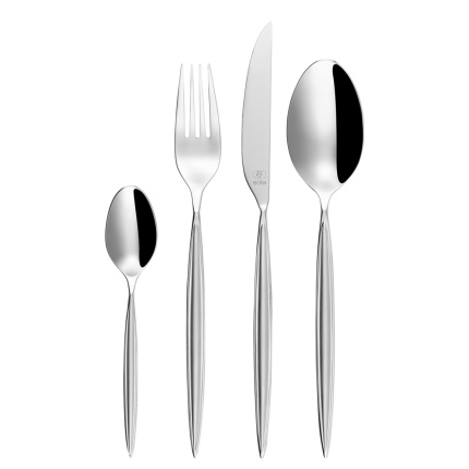 Menagère 16 pièces - Montevideo sablé en coffret magnétique