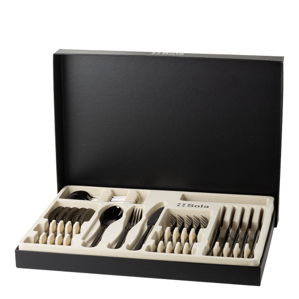 Set de couverts 30 pcs – Costa Rica PVD gris