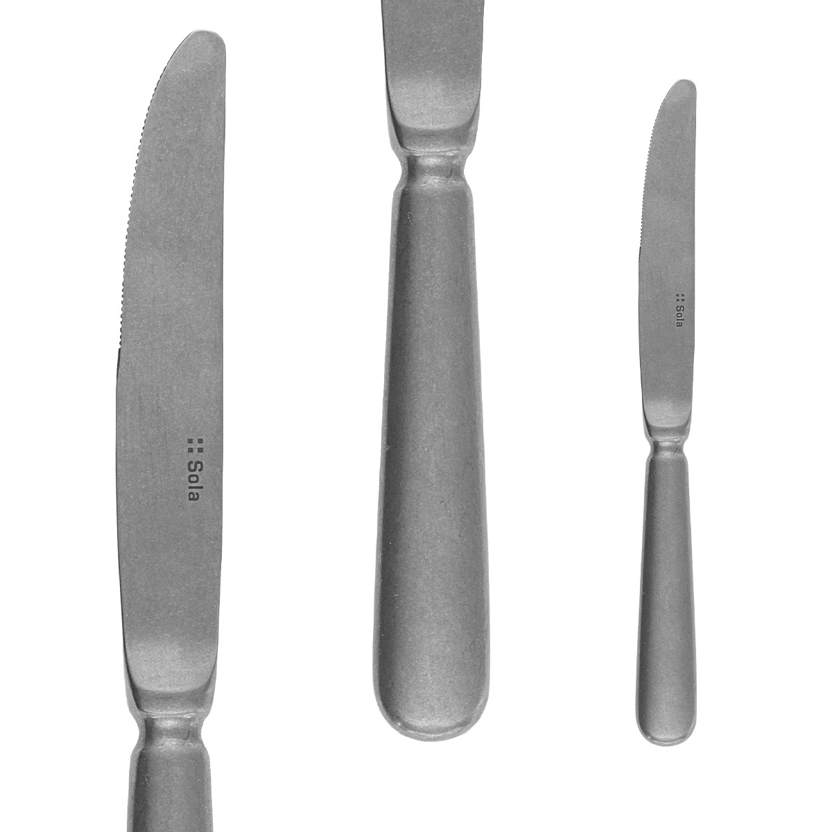 Set de couverts 24 pcs Dessert – Baguette Stone Wash