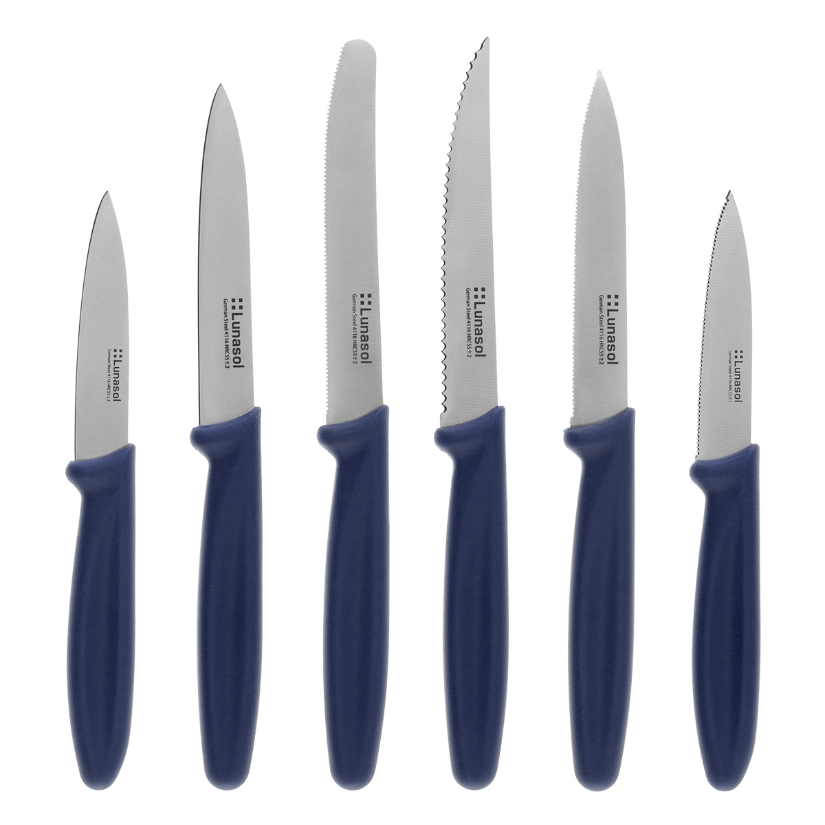 Set de 6 couteaux de cuisine | Master Blue