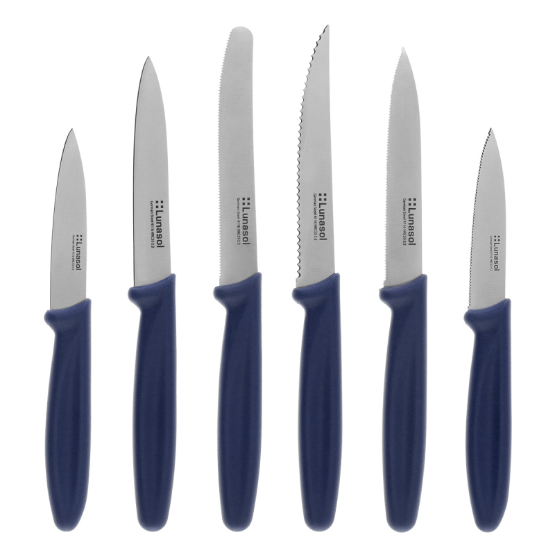Set de 6 couteaux de cuisine | Master Blue