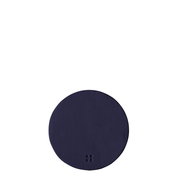 Dessous de verre rond en PVC bleu ø 11 cm - Elements Ambiente