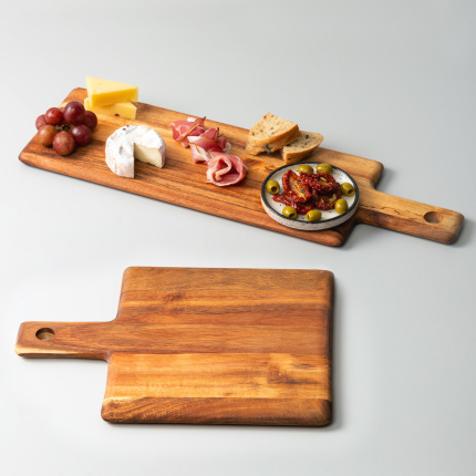 Planche à découper avec poignée Agát 33 x 23 cm - FLOW Wooden
