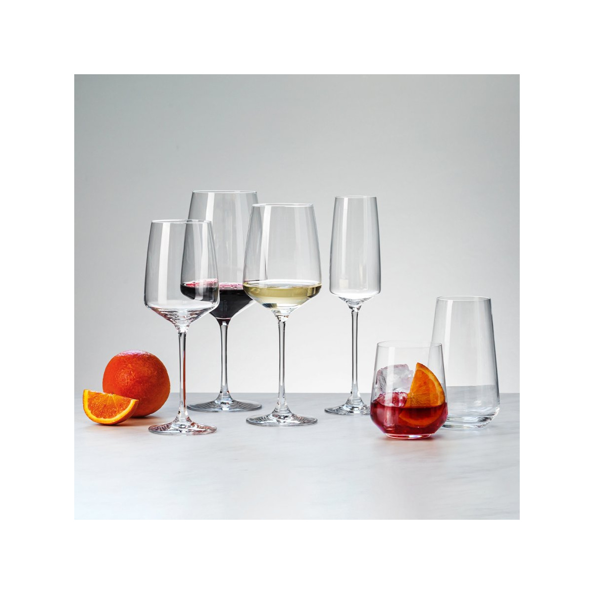 Verres Tumbler 350 ml set de 4 - Century Glas Lunasol META Glass