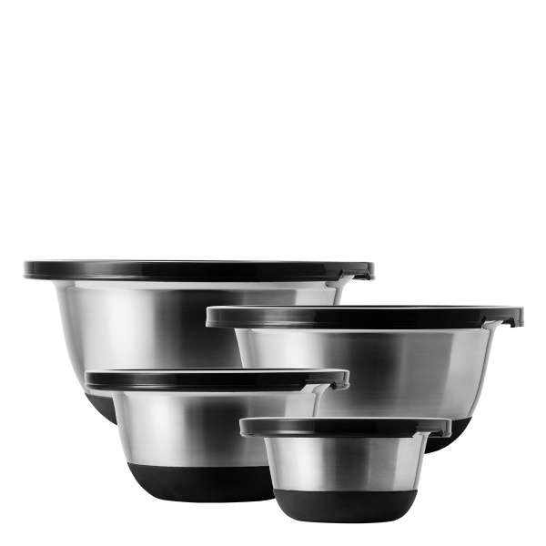Set de bols mélangeurs avec couvercle 8 pcs – Basic Kitchen