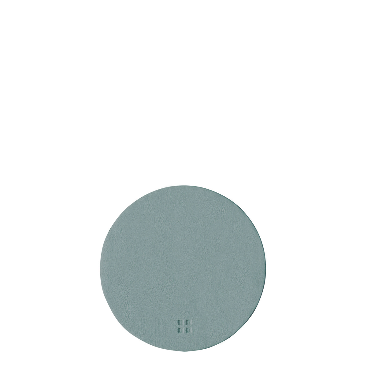 Dessous de verre rond en PVC bleu clair ø 11 cm - Elements Ambiente