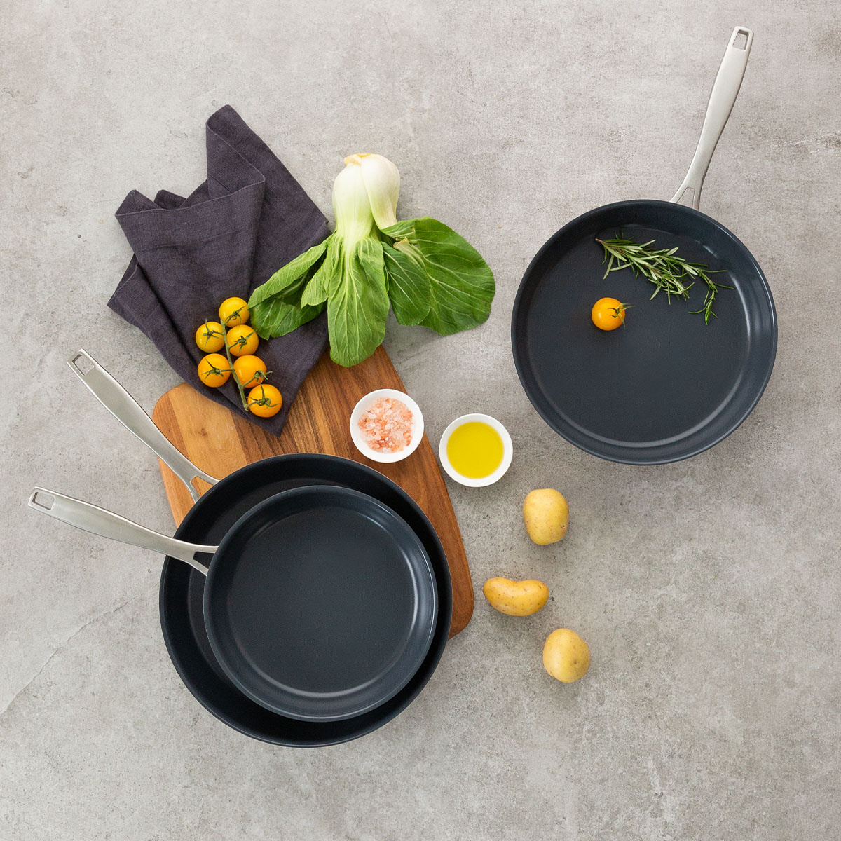 Poêle en titane ø 26 cm | Sirius Terra Multi-layer