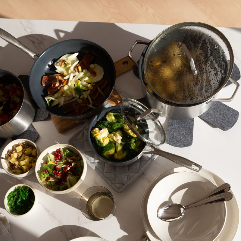 Set de démarrage casseroles et poêles 10 pièces | Sirius Terra