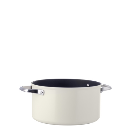 Faitout avec revêtement en titane crème Ø 24 cm - Saturn Terra Lunasol