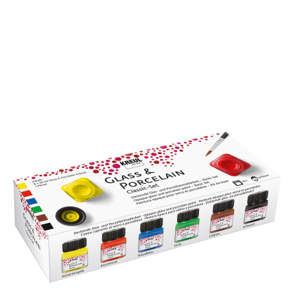 Set de 6 peintures pour porcelaine et verre – KREUL