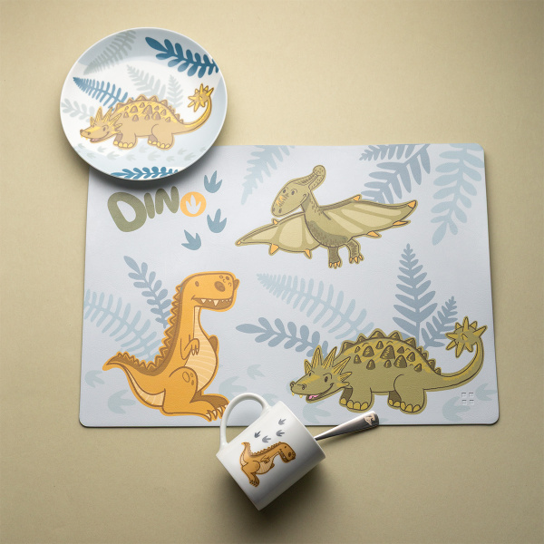 Set de table enfant Dino 45 × 32 cm – KIDS WORLD
