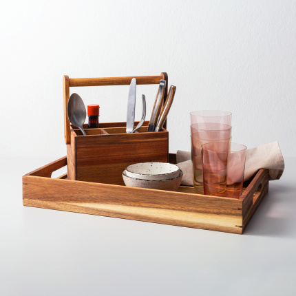 Plateau de service Agát 45,7 x 30,5 x 6,3 cm - FLOW Wooden