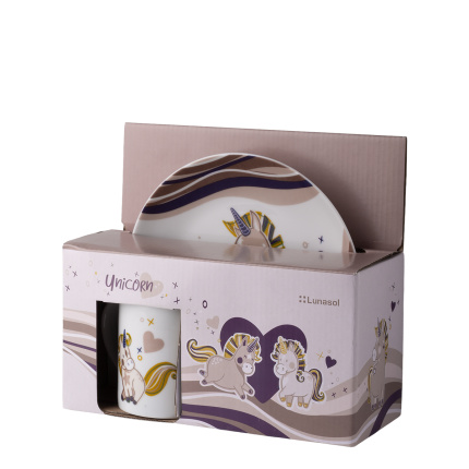 Set en porcelaine pour enfants Unicorn 3 pcs – KIDS WORLD