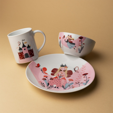 Set en porcelaine pour enfants Princess 3 pcs – KIDS WORLD