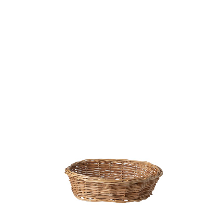 Corbeille ovale en osier pour le pain 28 × 22 × 8 cm — Flow Wicker