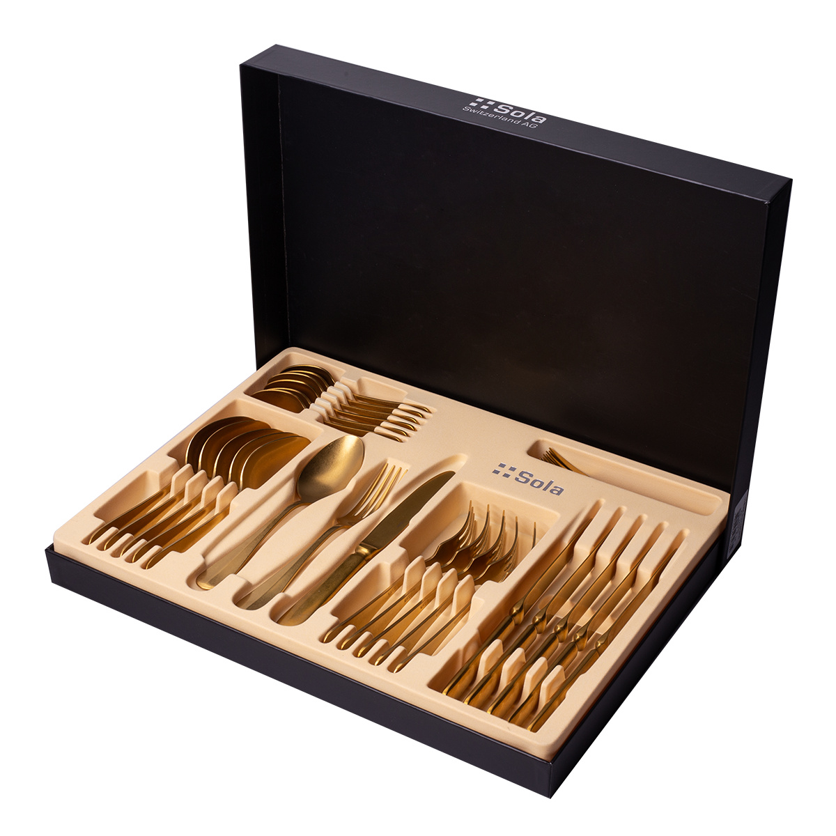 Ménagère 24 pièces - Baguette Vintage PVD Gold