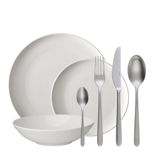 Set de vaisselle de démarrage 36 pièces | Elements Pearl
